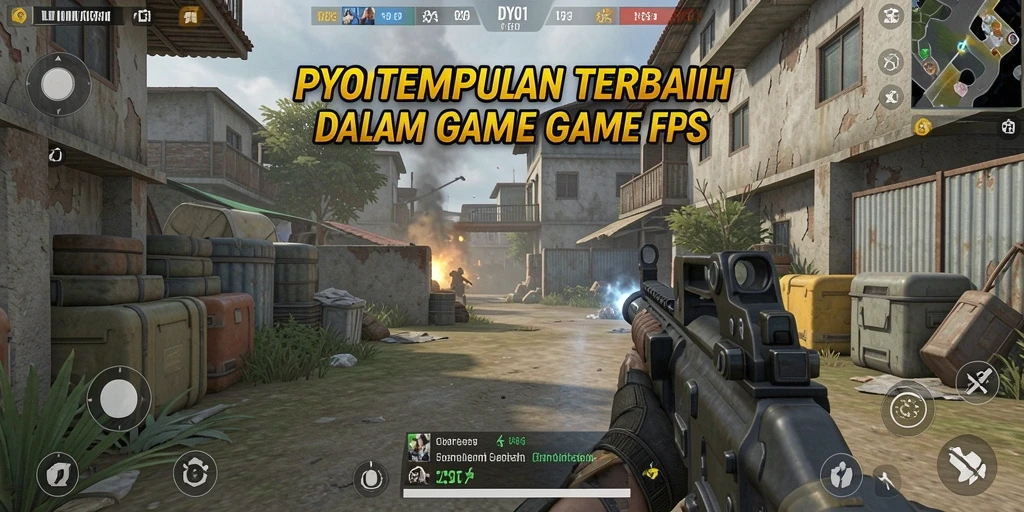 Screenshot gameplay DY01 menunjukkan aksi tembak-menembak yang mendebarkan.