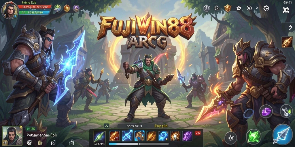 Tangkapan layar menampilkan aksi seru dalam permainan FUJIWIN88.