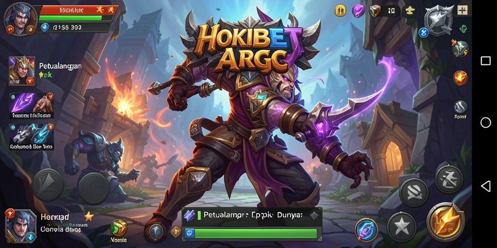 Tampilan gameplay HOKIBET yang seru dan dinamis.
