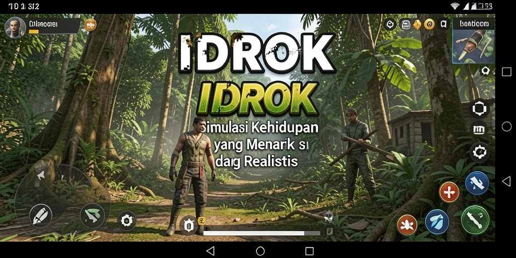 Tampilan gameplay menarik dari IDROK yang penuh interaksi.