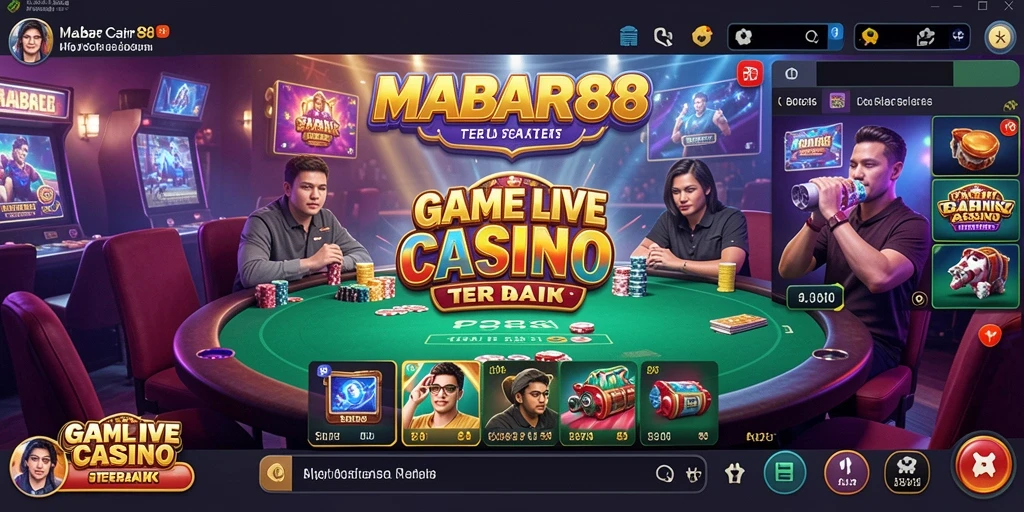 Screenshot MABAR88 menampilkan dealer profesional di meja roulette saat permainan sedang berlangsung.