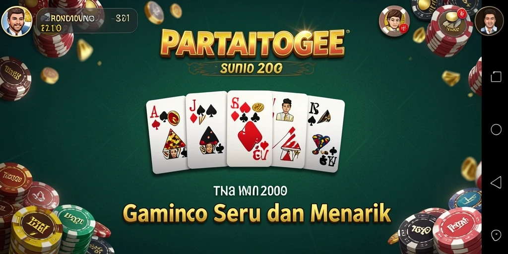 Tampilan bermain Domino yang seru di PARTAITOGEL.