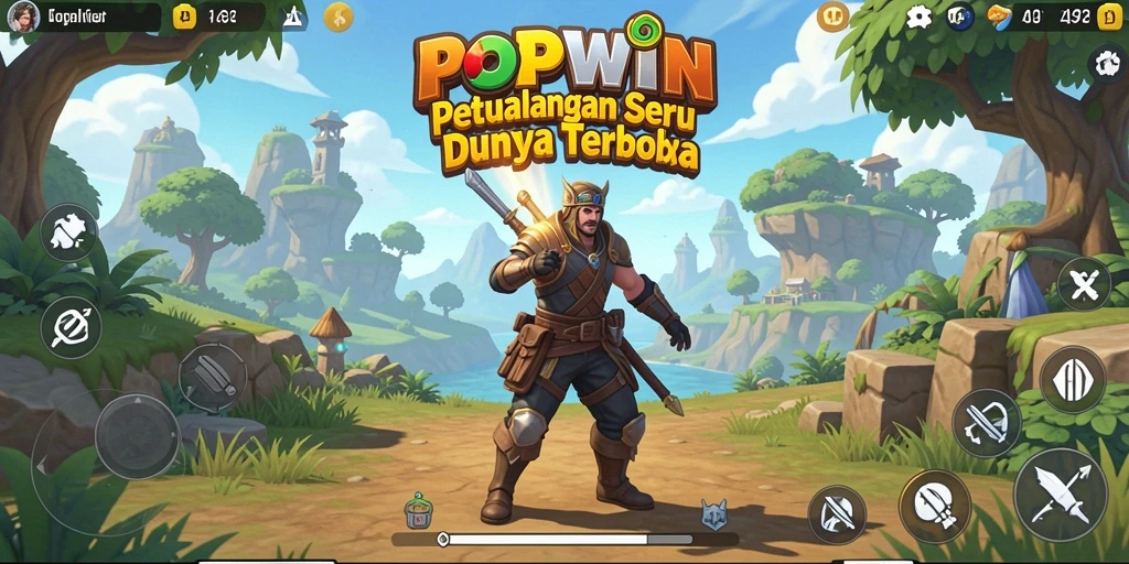 Tampilan menakjubkan dari gameplay Open World di POPWIN.