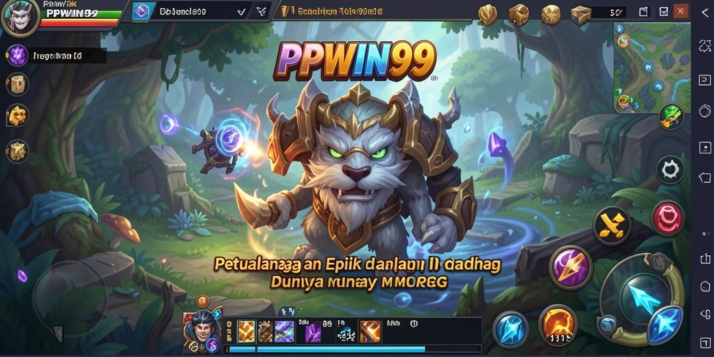 Tampilan gameplay epik dan mendebarkan dalam PPWIN99.