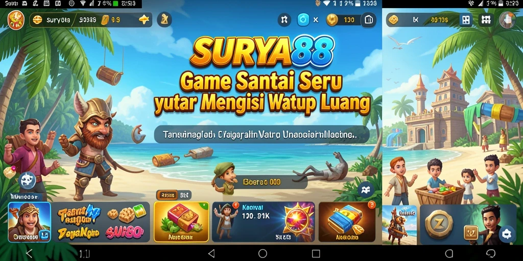 Gameplay seru dan menantang dalam SURYA88.