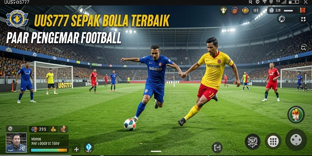 Tampilan menarik dari gameplay sepak bola UUS777 yang memukau.